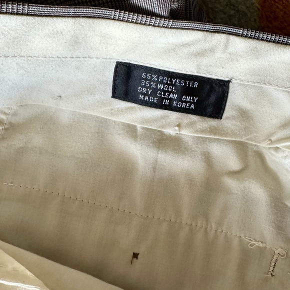 Gerald Austin Men's Plaid Suit Blazer 50L Pants 44L Matching Set - Picture 12 of 16